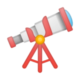 Telescope Emoji, Google style
