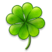 Four Leaf Clover Emoji, Samsung style