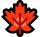 Maple Leaf Emoji, Microsoft style