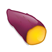 Roasted Sweet Potato Emoji, Samsung style