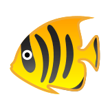 Tropical Fish Emoji, Google style