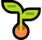 Seedling Emoji, Microsoft style