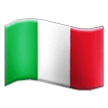 Flag: Italy Emoji, Samsung style