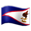 Flag: American Samoa Emoji, Samsung style