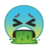 Face Vomiting Emoji, Google style
