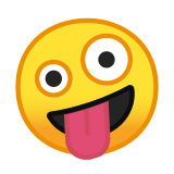 Zany Face Emoji, Google style