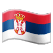 Flag: Serbia Emoji, Samsung style
