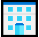 Office Building Emoji, Microsoft style