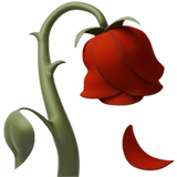 Wilted Flower Emoji, Apple style