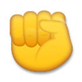 Raised Fist Emoji, LG style