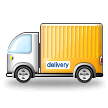 Delivery Truck Emoji, Samsung style