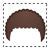 Curly Hair Emoji, Google style