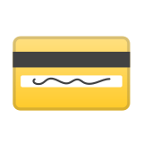 Credit Card Emoji, Google style