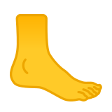 Foot Emoji, Google style