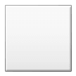 White Large Square Emoji, Samsung style