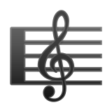 Musical Score Emoji, Google style