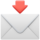 Envelope with Arrow Emoji, Apple style