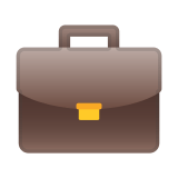 Briefcase Emoji, Google style