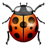 Lady Beetle Emoji, Apple style