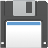 Floppy Disk Emoji, Apple style