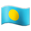 Flag: Palau Emoji, Samsung style