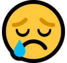 Tear Emoji, Microsoft style