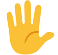 🖐 Raised Hand With Fingers Splayed Emoji Meaning And Pictures