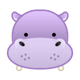 Hippopotamus Emoji, Google style