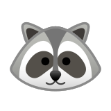 Raccoon Emoji, Google style