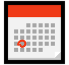 Calendar Emoji, Microsoft style
