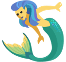 Mermaid Emoji, Facebook style