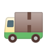 Delivery Truck Emoji, Google style