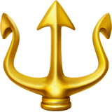 Trident Emblem Emoji, Apple style