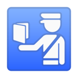 Passport Control Emoji, Google style