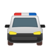 Oncoming Police Car Emoji, Google style