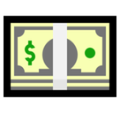 Dollar Banknote Emoji, Microsoft style