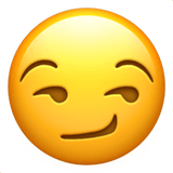 Smirk Emoji, Apple style
