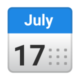 Calendar Emoji, Google style