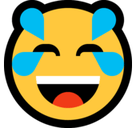 Laughing Emoji, Microsoft style
