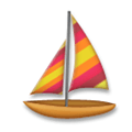 Sailboat Emoji, LG style