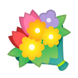 Bouquet Emoji, Google style