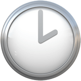 Two O’Clock Emoji, Apple style