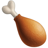 Poultry Leg Emoji, Apple style