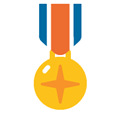 Military Medal Emoji, Google style