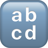 Input Latin Lowercase Emoji, Apple style