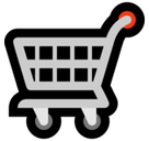 Shopping Cart Emoji, Microsoft style