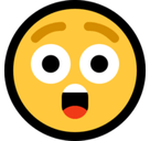 Shocked Emoji, Microsoft style