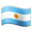 Flag: Argentina Emoji, Samsung style