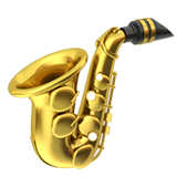 Saxophone Emoji, Apple style
