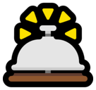 Bellhop Bell Emoji, Microsoft style